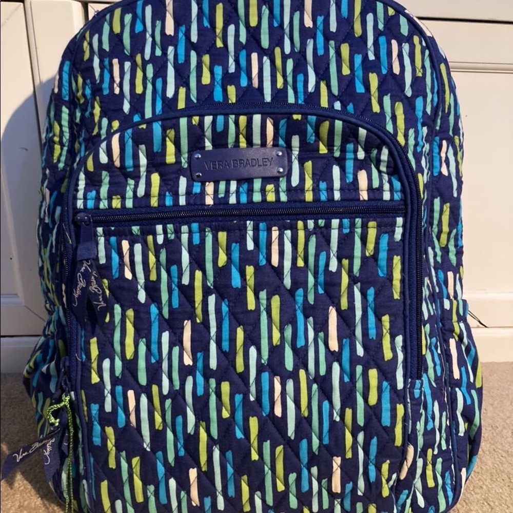 Vera Bradley Campus Backpack in Katalina Showers